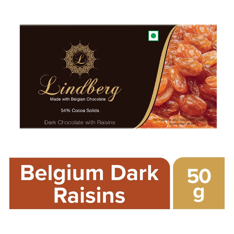 Lindberg Belgian Dark Chocolate Raisins