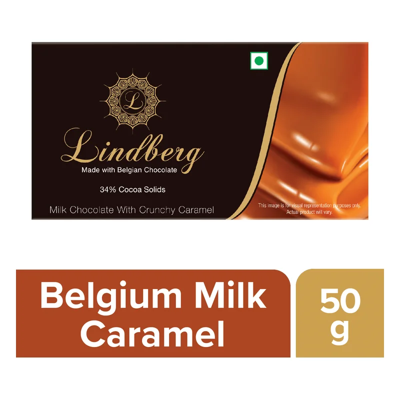 Lindberg Belgian Milk Chocolate Crunchy Caramel