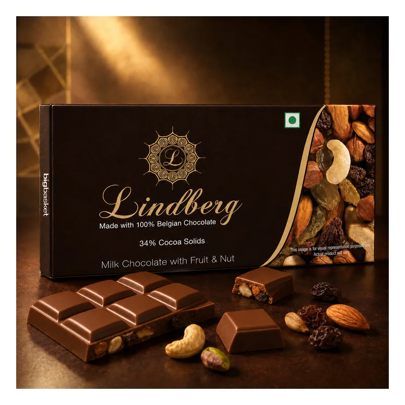 Lindberg Belgian Milk Chocolate Fruit & Nut