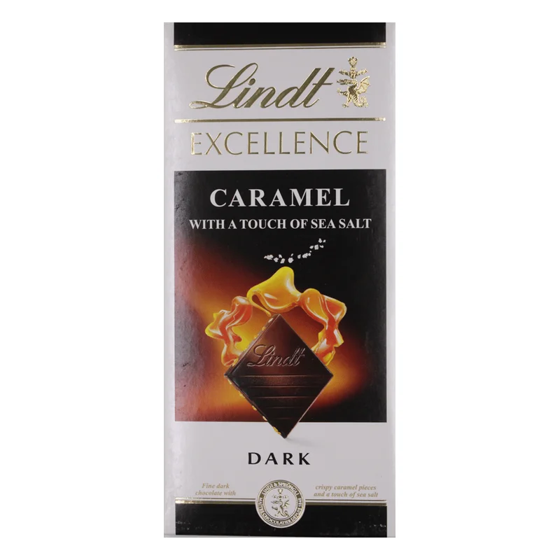 Lindt Excellence Caramel with Sea Salt Dark Chocolate
