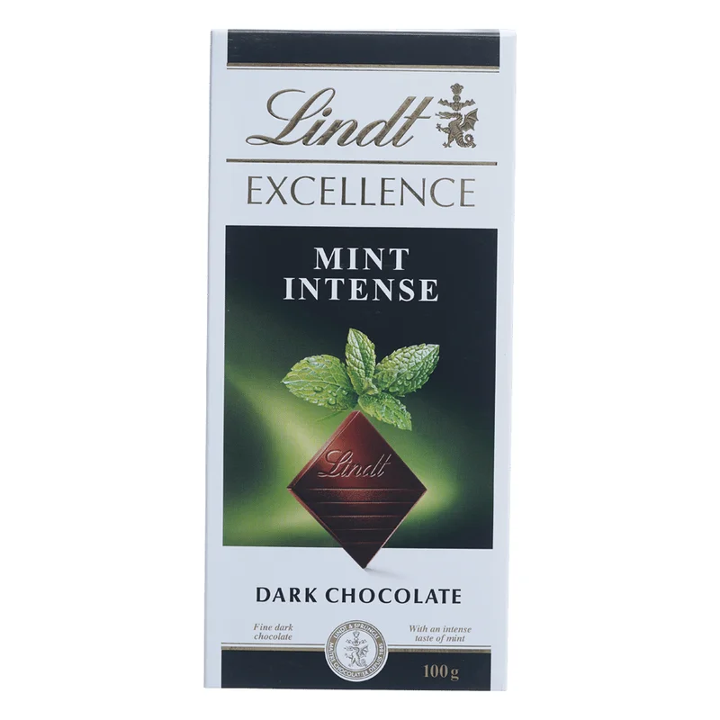 Lindt Excellence Mint Intense Dark Chocolate