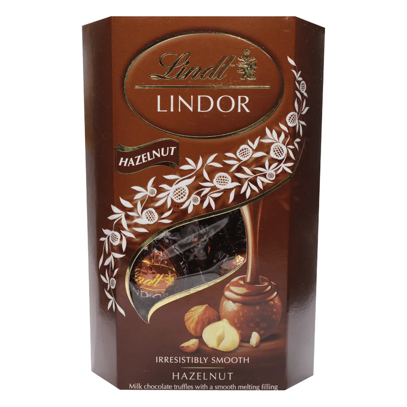 Lindt Lindor Hazelnut Milk Chocolate Truffles