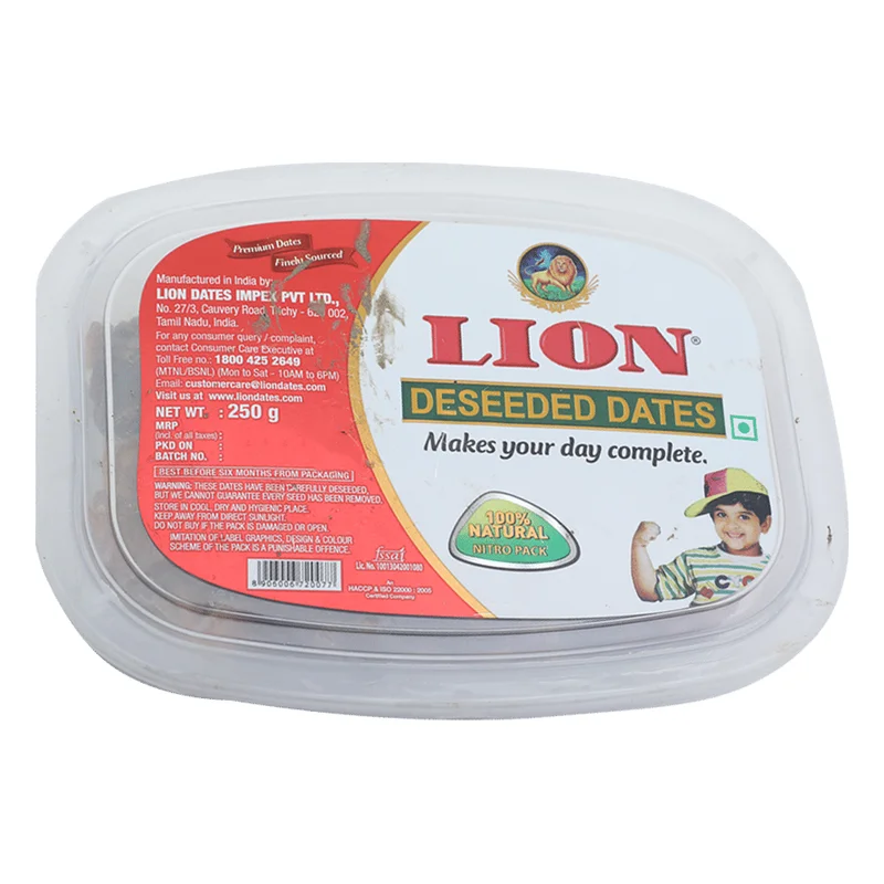 Lion Deseeded Dates (Box)