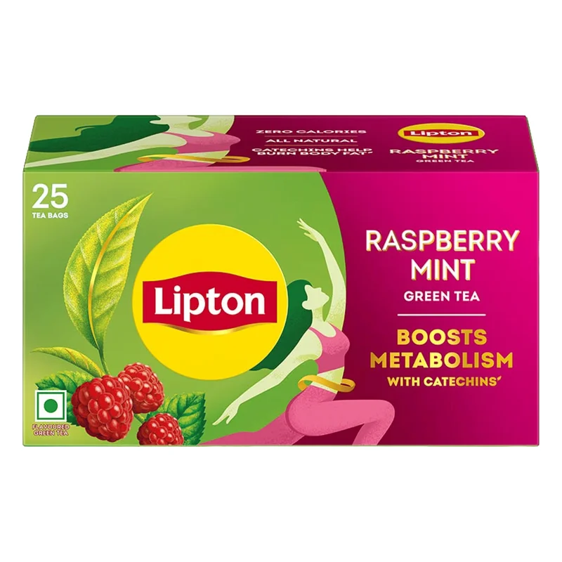 Lipton Raspberry Mint Green Tea Bags