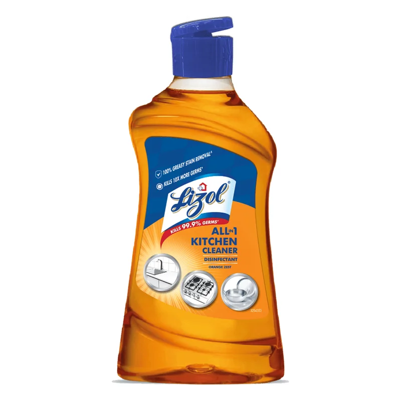 Lizol All In 1 Disinfectant Kitchen Cleaner - Orange Zest