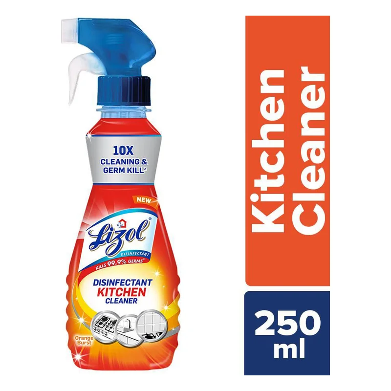 Lizol Disinfectant Kitchen Cleaner - Orange Burst