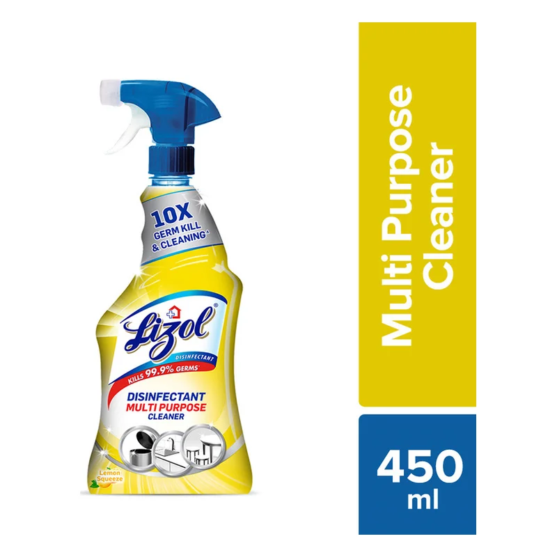 Lizol Disinfectant Multi-Purpose Power Cleaner Spray - Lemon