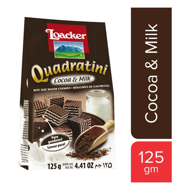 Loacker Quadratini Cocoa & Milk