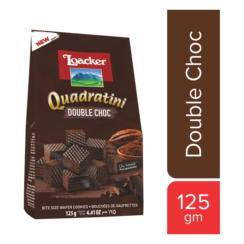 Loacker Quadratini Double Choc