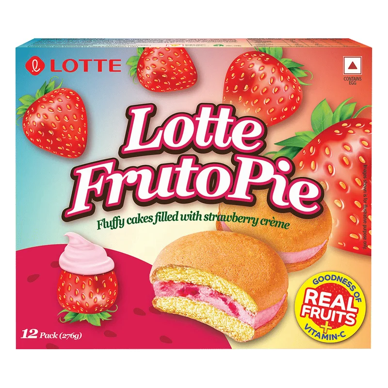 Lotte Fruto Pie Strawberry