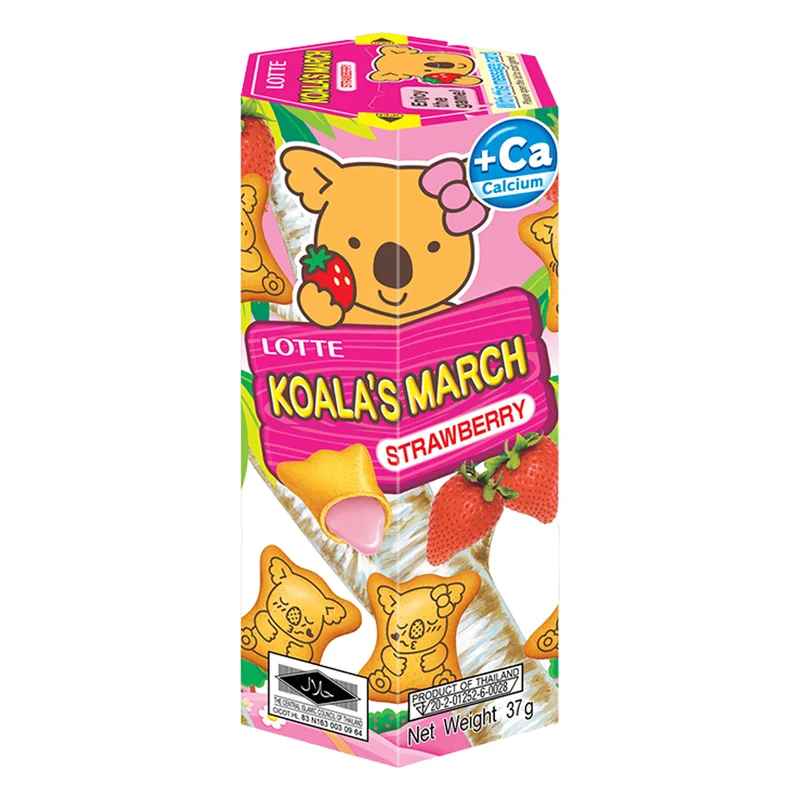 Lotte Koala's March Strawberry Biscuits