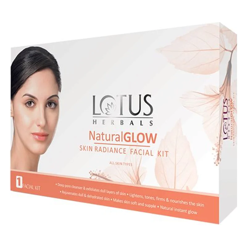 Lotus Herbals Natural Glow Skin Radiance Single Facial Kit