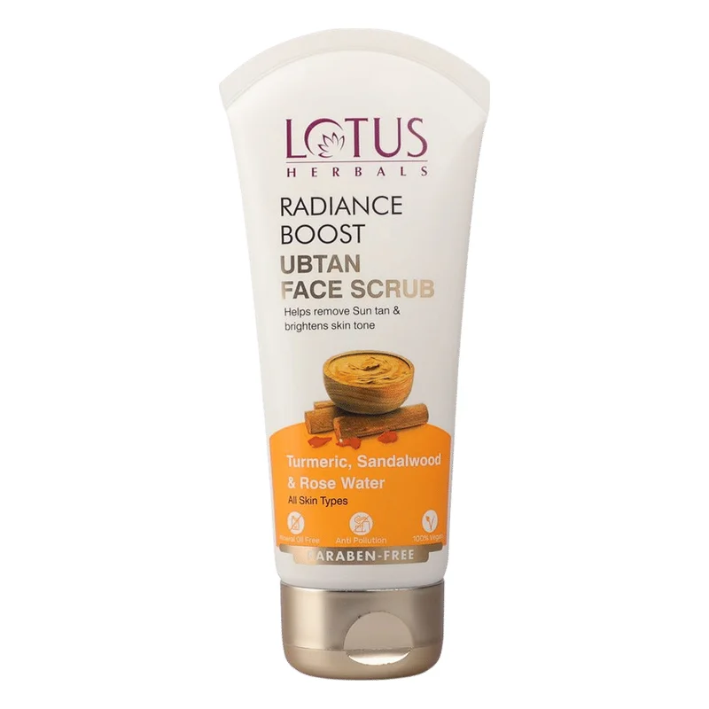 Lotus Herbals Radiance Boost Ubtan Face Scrub