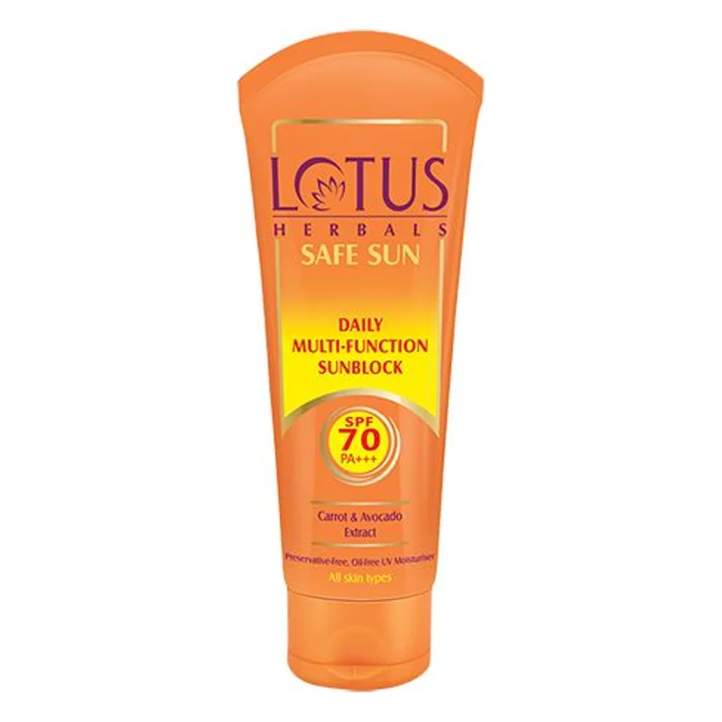 Lotus Herbals Safe Sun Daily Multi-Function Sun Block SPF 70