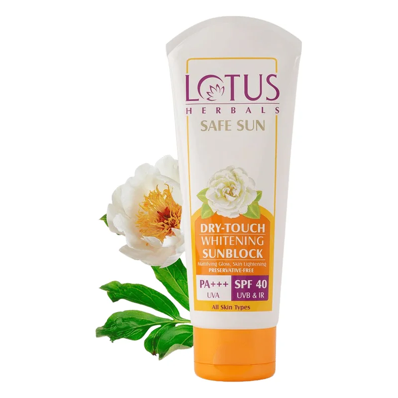 Lotus Herbals Safe Sun Dry-Touch Whitening Sunblock SPF 40