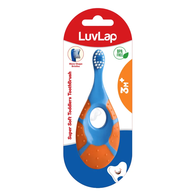 LuvLap Turtle Baby Toothbrush