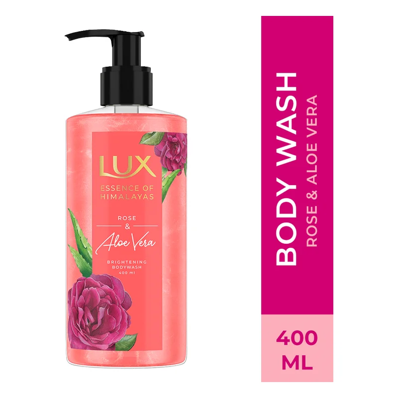 Lux Brightening Body Wash - Rose & Aloe Vera