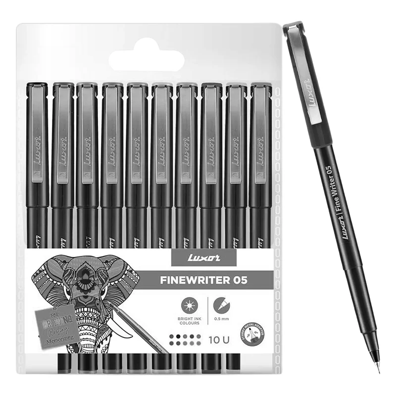 Luxor Finewriter 05 Pens - Assorted