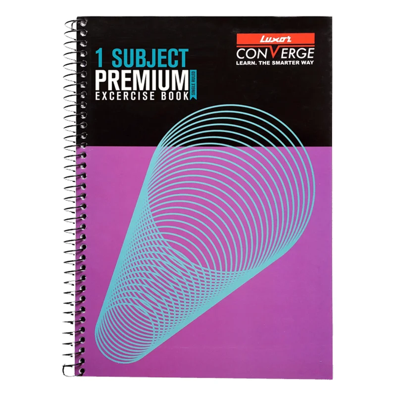 Luxor Premium 1 Subject Spiral Notebook