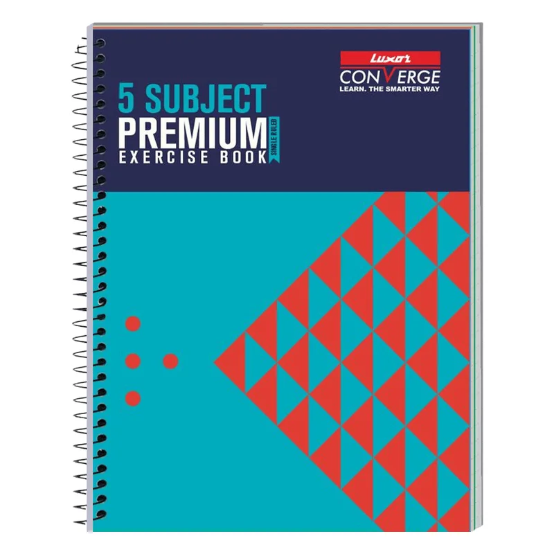 Luxor Premium 5 Subject Exercise Book - 250 Pages