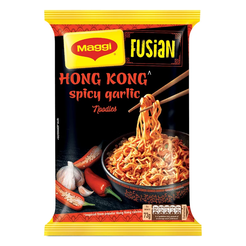 Maggi Fusian Hong Kong Spicy Garlic Noodles