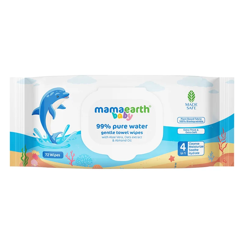 Mamaearth 99% Pure Water Gentle Baby Wipes