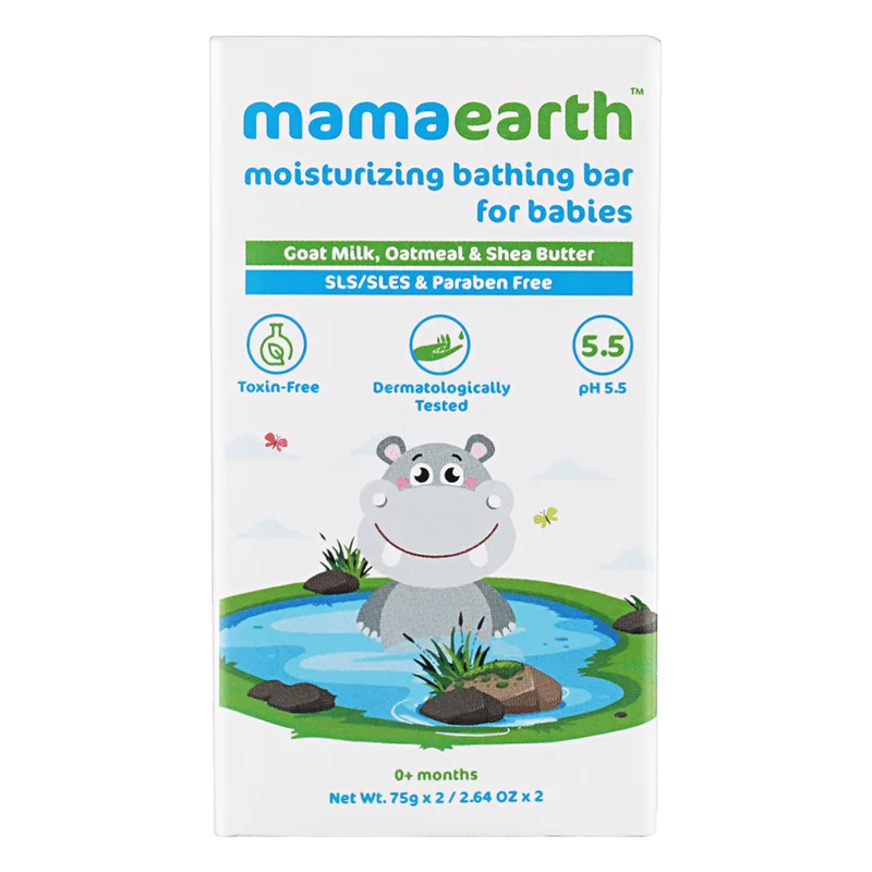 Mamaearth Moisturizing Bathing Bar for Babies