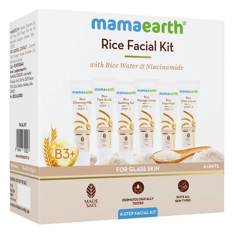 Mamaearth Rice Facial Kit