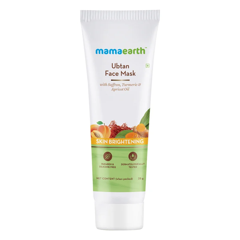 Mamaearth Ubtan Face Mask with Turmeric & Saffron