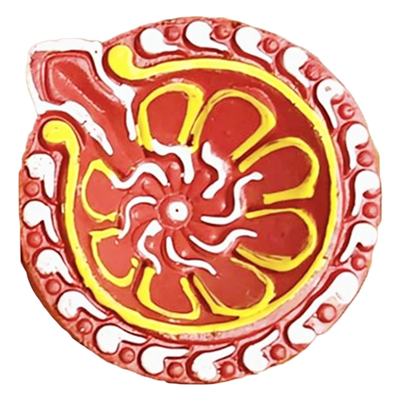 Mangal Bhavan Eco-Friendly Designer Clay Diyas