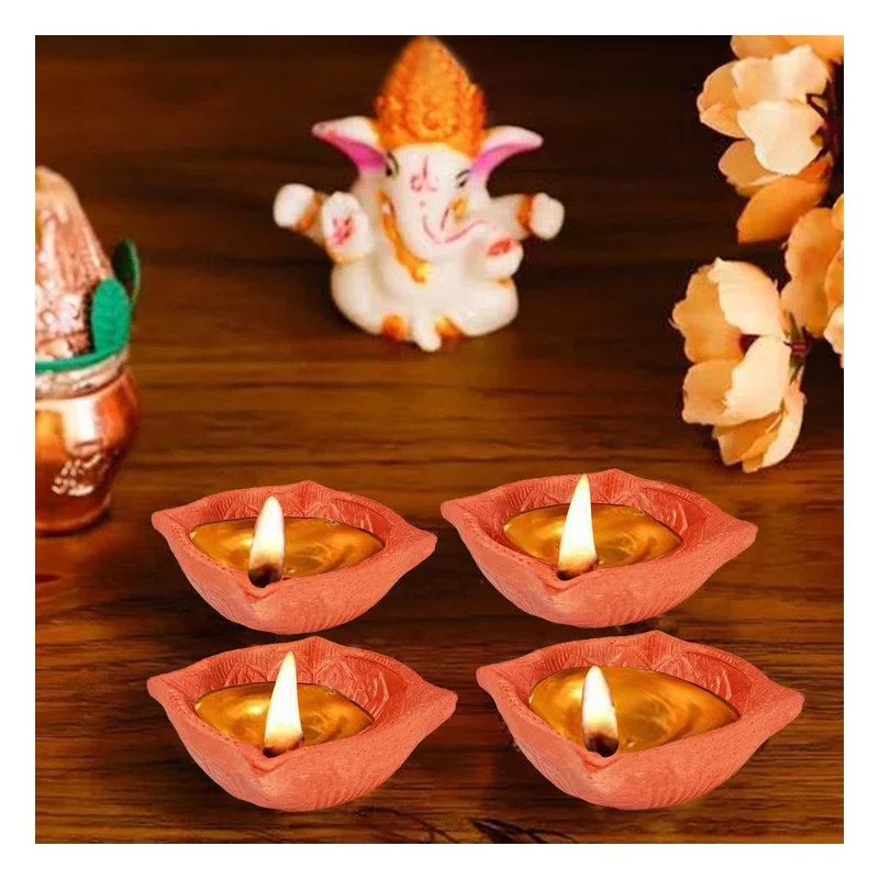 Mangal Bhavan Mud Chaumukhi Diya
