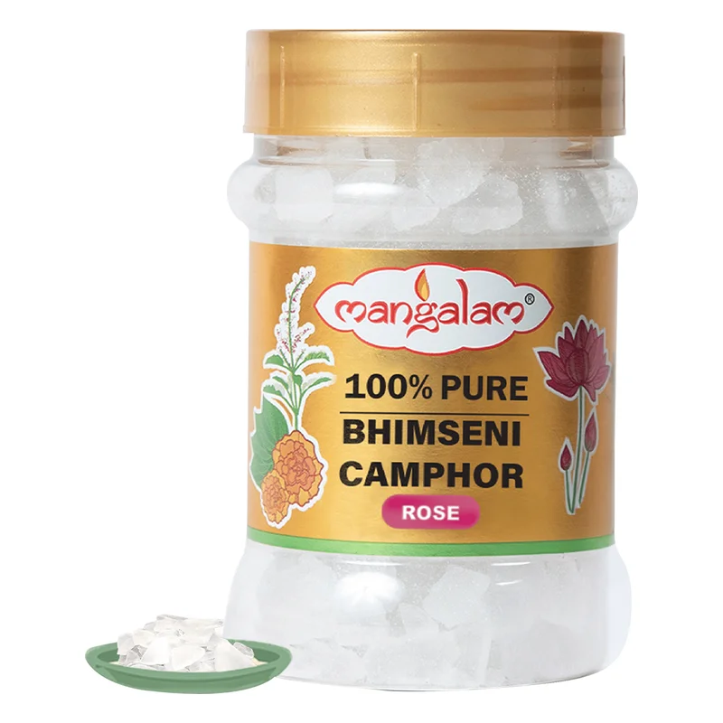 Mangalam Pure Bhimseni Camphor - Rose