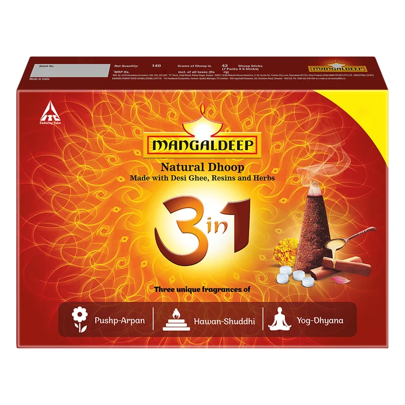 Mangaldeep 3 in 1 Dhoop