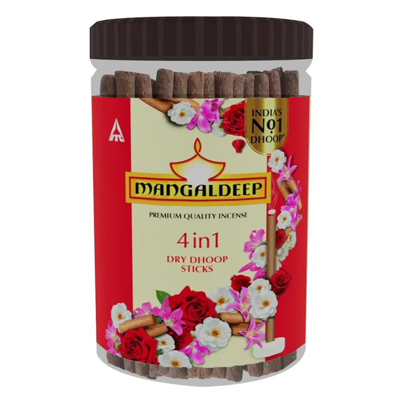 Mangaldeep 4 in 1 Dry Dhoop Sticks