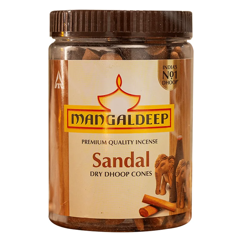 Mangaldeep Dry Dhoop Cones Sandal