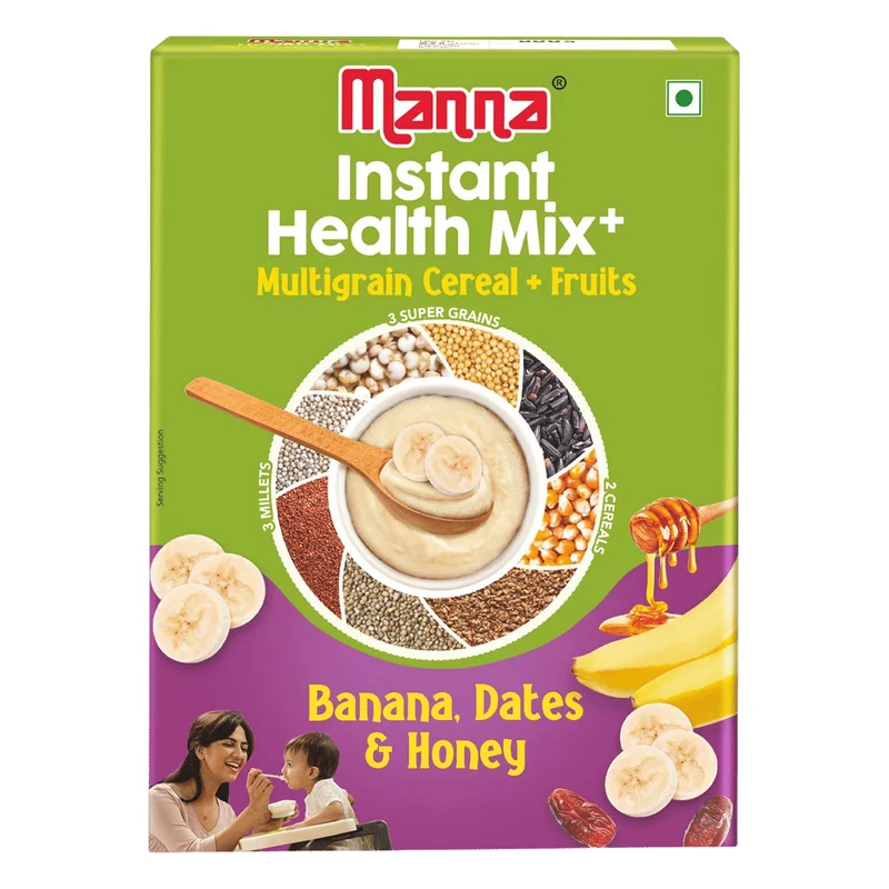 Manna Instant Health Mix+ Cereal & Fruits