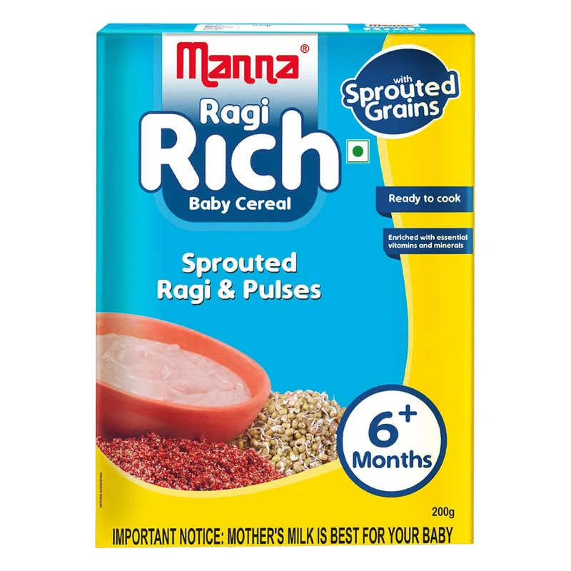 Manna Sprouted Ragi & Pulses Baby Cereal