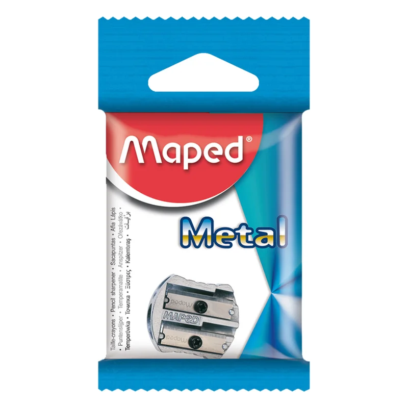 Maped Classic Metal Pencil Sharpener - 2 Holes