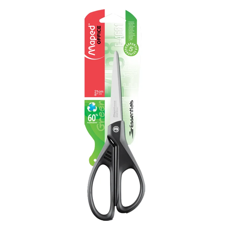 Maped Office Essentials Green Scissors - 21 cm