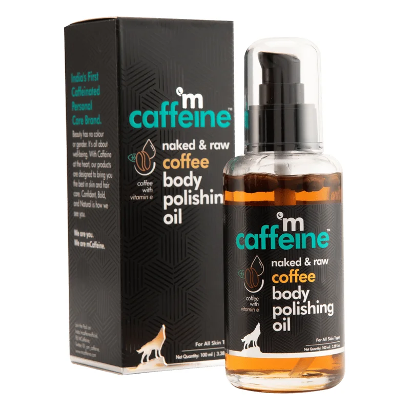 mCaffeine Naked & Raw Coffee Body Polishing Oil