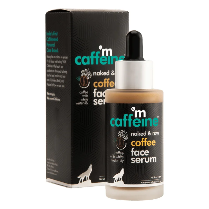 mCaffeine Naked & Raw Sun Protection Coffee Face Serum