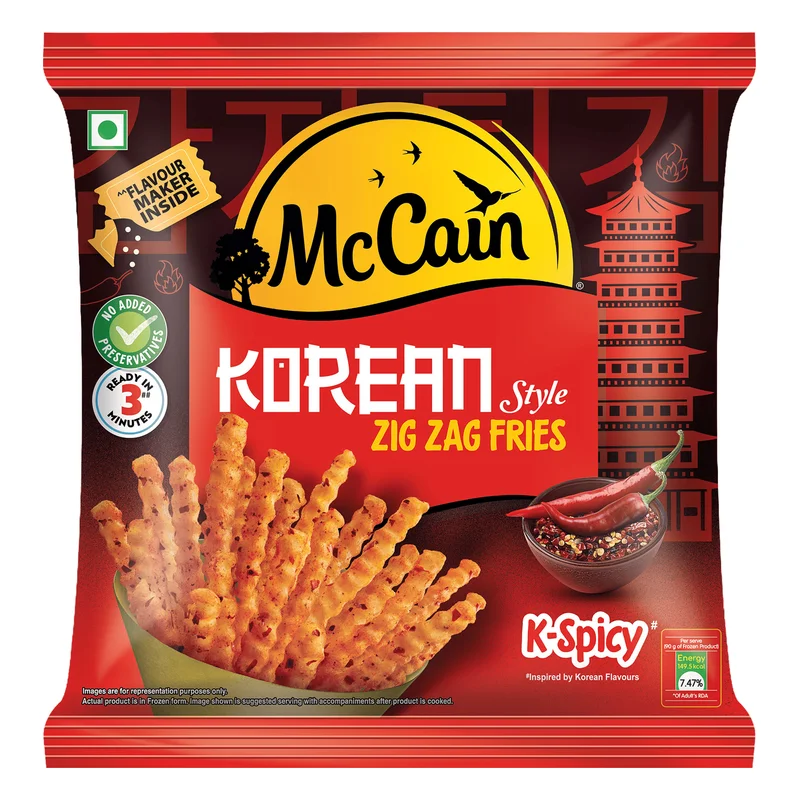 McCain Korean Style Zig Zag Fries - K-Spicy