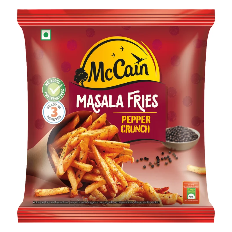 McCain Masala Fries - Pepper Crunch