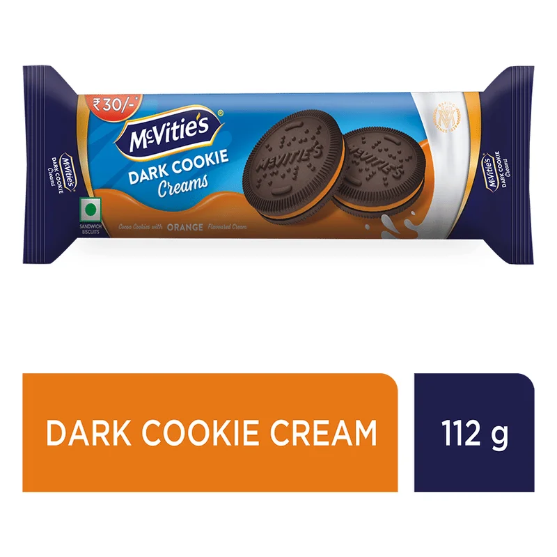 McVitie's Dark Cookie Cream Orange