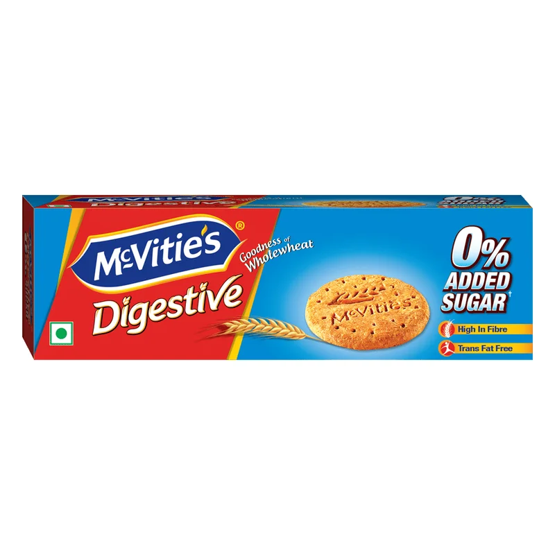McVitie's Digestive Zero Added Sugar Biscuits