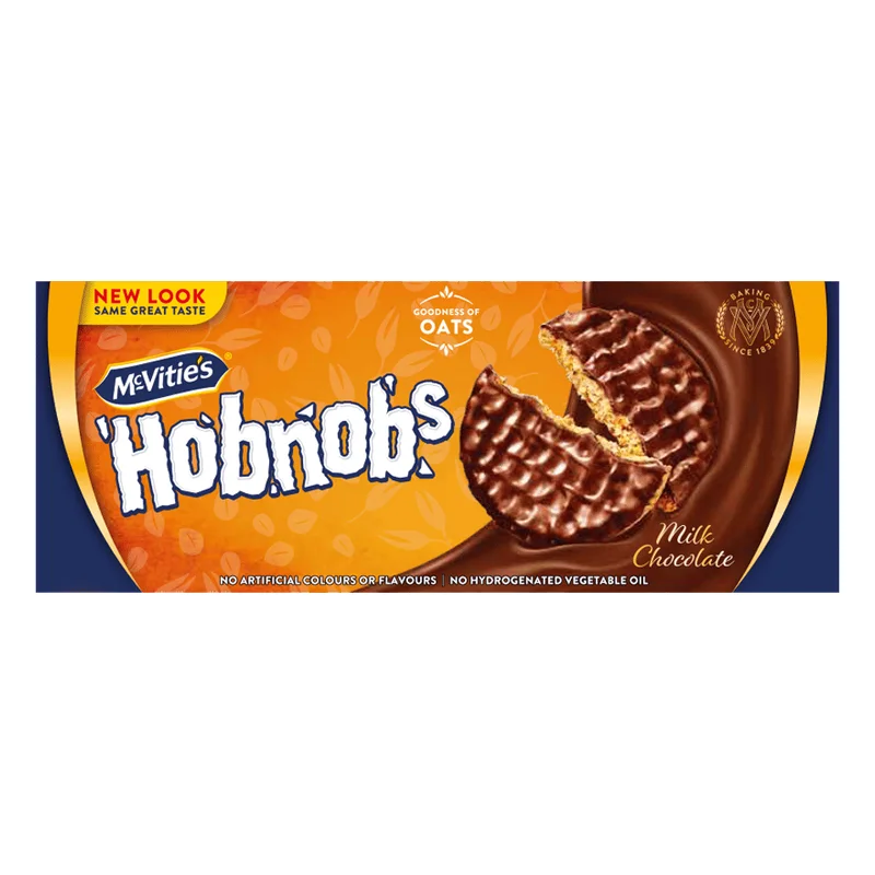 McVitie's Hobnobs Milk Chocolate Oat Cookies