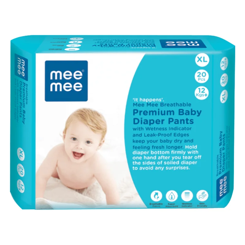 Mee Mee Breathable Premium Baby Diaper Pants - XL