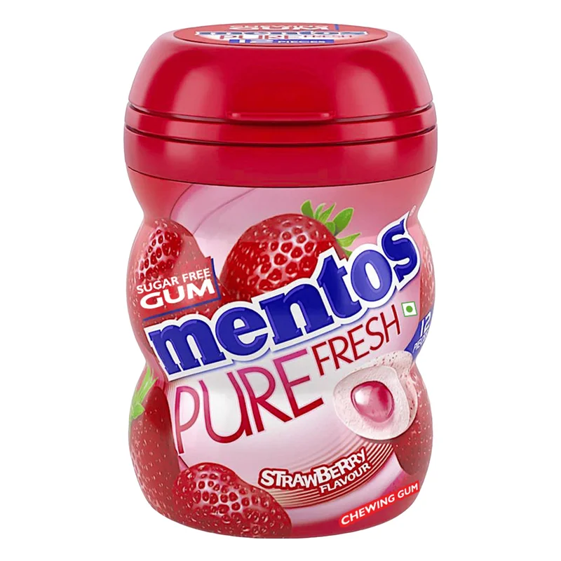 Mentos Pure Fresh Strawberry Gum