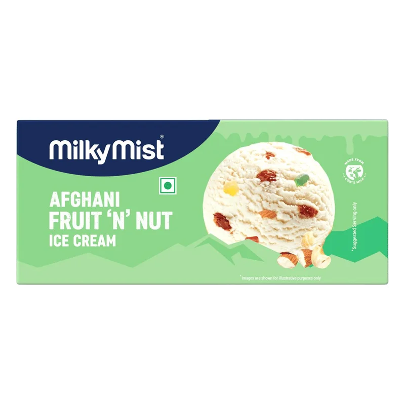 Milky Mist Afghani Fruit 'N' Nut Ice Cream