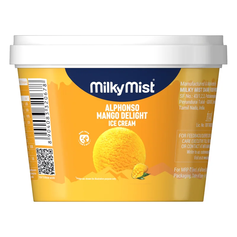 Milky Mist Alphonso Mango Delight Ice Cream Cup